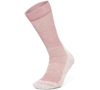 Moggans Merino Wool Stravaiger Hiking Socks - Made in Scotland (UK, Alpha, XL, Regular, Regular, Dearg/Red)