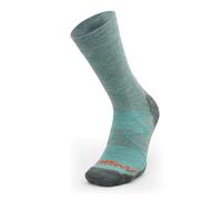 Moggans Midweight Hiking Socks, Breathable Merino Wool Walking Socks, Anti Blister Cushioning for Comfort, for Men & Women, Designed In Scotland (UK, Alpha, M, Regular, Regular, Grey/Teal)