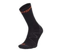 Moggans Ultralight Merino Wool Crew Socks - Black (UK, Alpha, XL, Regular, Regular, Standard, Black)