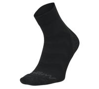 Moggans Ultralight Speed Ankle Socks, Performance Athletic, 1 Pair, Multiple Colors, XS-XL, Cushioned, Polyamide/Merino Wool Blend, Breathable, Sports (UK, Alpha, L, Regular, Regular, Black)