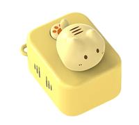 Moggie Shaped Musical Keyring Toy For Adults Press To Play Melodies Compact Device With Practical Design ABS Music Button Keychain