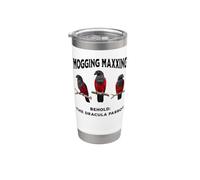 Mogging Maxxing Example The Dracula Parrot Stainless Steel Insulated Tumbler