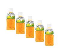 Moggu Moggu 320ml - Mango - A Delicious Strawberry Flavoured Drink With Pieces Of Nata De Coco - Pack of 5 x 320ml