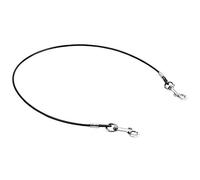 Mogoko Pet Dog Car Seat Belt Restraint, Coated Stainless Steel Chew Proof Dog Vehicle Safety Tether Cable, Double Clip No-Chew Pet Car Leash Lead-31 Inch