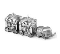 Mogokoyo Silver Tooth Holder, My First Tooth and Curl Keepsake Box Set, Baby Teeth Fairy Containter Gift Boxes for Child Kids