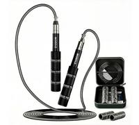 MOGOLD Speed Rope Jump Rope - Adjustable Tangle-Free Skipping Rope for Fitness, Boxing & Cardio - Durable PVC Cable for Men Women