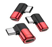 MOGOOD 90 Degree Right Angle USB C Connector Adapter, Male to Female, Up and Down USB Type C Adapter Extender for Steam Deck, Notebook, PC, Tablet, Galaxy S22