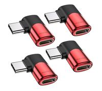 MOGOOD 90 Degree Right Angle USB C Connector USB C Male to USB C Female Adapter,Up and Down USB Type C Adapter Extender usb c right angle for Steam Deck accessories Notebook,PC,Tablet,Galaxy S22