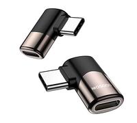 MOGOOD 90 Degree USB-C Male to Female Adapter, 40Gbps Data Transfer, Plug and Play, Compatible with Steam Deck, Switch, MacBook Pro, Surface Book 2, Samsung Galaxy S22/S21/S20/S10