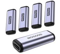 MOGOOD USB C Coupling Connector Coupler Female to Female Adapter Female to Female OTG Type C Converter 40Gbps Charger Plug Compatible with C Device