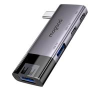 MOGOOD USB C Hub, 4-Port USB C 3.0 Hub Wireless Multi USB Port Expander with Power Delivery and 5Gbps Data Transfer, USB C Splitter Multiport Adapter for Laptop, Chromebook, SurfaceXbox, PS5