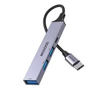 MOGOOD USB C Hub Support Charging USB Multiport Adapter,USB C to USB Hub with 60W PD,USB Splitter for Laptop Compatible with Mac Pro,iMac,iPad Pro,Chromebook,Dell XPS,Samsung,and More Type C Devices