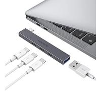 MOGOOD USB C Hub - USB C Splitter for Laptop, Multiport Adapter with 60W PD, Supports MacBook, Chromebook