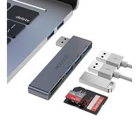 MOGOOD USB Hub, Multiport USB Adapter, 5 in 1 USB with 1×USB 3.0, 2×USB 2.0, SD/TF Card Reader, Compatible with PC Laptop, Desktop, MAC, Macbook, NoteBook, PS4, Xbox, Wii