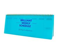 Mogoostry Weekly Schedule Weekly To Do List Notepad with 60 Undated Sheets Weekly Planner Productive Week Tracker Journal Academic Planner (Light Blue)