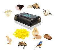 MOGOULUA 12 Egg Incubator Fully Automatic Brooding Machine for Silkies with 100pcs Chicks Glasses Eggs Candler Auto Turning Incubator Bird Hatching Machine for Hatching Beginner