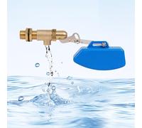 MOGOULUA 3/4 Inch Brass Float Valve 3/4 Inch Valve with Adjustable Arm Auto Fill Feed Humidifier for Automatic Livestock Drinkers Water Tank Aquariums (3/4 Inch)