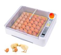 MOGOULUA 36 Egg Incubator Fully Automatic Incubator Dual Electric Egg Brooding Machine for Silkies Egg Candler Auto-turning Incubator Bird Hatching Machine