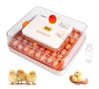 MOGOULUA 56 Egg Incubator Fully Automatic Incubator Dual Electric Egg Brooding Machine for Silkies Egg Candler Auto-turning Incubator Bird Hatching Machine