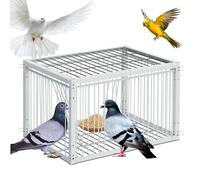 MOGOULUA Bird Cage Pigeon Cage for Pheasants Wild Ducks Birds with 4 Sides Disposable Entrance Bird Cage for Racing Pigeons Parrots 40 cm