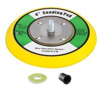 MOGRQAP 100mm Backing Plate with 5/16" 24 Thread, Hook and Loop Sander Pad