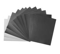 MOGRQAP 12 Sheets Sanding Paper, Waterproof Sandpaper 400 to 3000 Grits, 23 x 28cm Glass Grit Sand Paper for Cars Metals Walls Wood Furniture, Wet and Dry Polishing Sandpaper Sheets