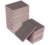 MOGRQAP 32 PCS 1000 Grits Sanding Sponge Set, 70x100mm Wet Dry Reusable Block Soft Foam Sandpaper Flexible Foam Filled Sanding Pad for Plastic Drywall Metal Wood Furniture Polishing, DIY Sanding Tools