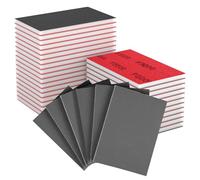 MOGRQAP 32 PCS 3000 Grits Sanding Sponge Set, 70x100mm Wet Dry Reusable Block Soft Foam Sandpaper Flexible Foam Filled Sanding Pad for Plastic Drywall Metal Wood Furniture Polishing, DIY Sanding Tools