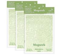 Mogseek Double-Sided Patch Adhesive Kit, 3 Pack, 8.8" x 12", Washable, Waterproof, No Sew No Iron, Compatible with Fabric, Plastic, Leather, Metal, Wood