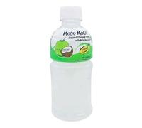 Mogu Mogu Coconut Flavoured Drink with NATA de Coco (Gotta Chew) | On the Go Drink | Jelly Texture | Refreshing Taste | No Added Preservatives and Colours | 320ml x 24 Bottles