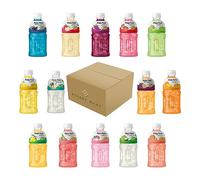 MOGU MOGU Fruit Juice Drinks with Nata De Coco 320ml Mixed Flavours (24 Bottles with 8 Flavours) HALAL