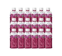 Mogu Mogu Grape Juice with 25% NATA De Coco | Energy Booster Drink | Full Fruit Fibres | No Added Preservatives and Colours - (Pack of 18, 320 ml each)