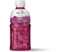 Mogu Mogu Grape Juice with 25% NATA De Coco Energy Booster Drink (Pack Of 24) Full Of Fruit Fibres Delicious And Nutritious Drink Tasty And Twisty Treat Gift Hamper Sold By Kidzbuzz