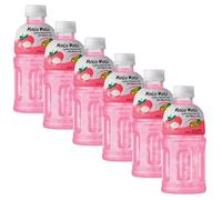 Mogu Mogu Lychee Drink with NATA de Coco (Gotta Chew) 320ml (6 Bottles)