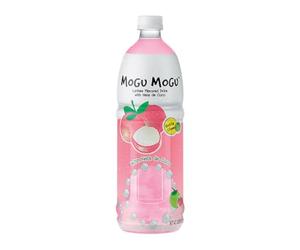 Mogu Mogu Lychee Flavoured Drink with NATA de Coco 1L