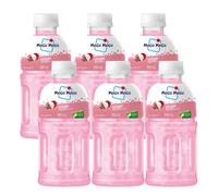 Mogu Mogu Lychee Flavoured Drink with Nata De Coco 320ml x 6 pcs