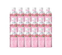 Mogu Mogu Lychee Juice Drink with Nata de Coco Jelly 320ml (Pack of 18)| Refreshing Tropical Thai-Made Sip & Chew Beverage