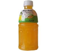 Mogu Mogu Mango Flavoured Drink with Nata de Coco Jelly, 320ml Bottles (Pack of 24) - Refreshing Ready-to-Drink Beverage