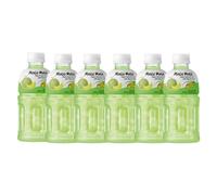 Mogu Mogu Melon Flavoured Drink with Nata De Coco 320ml x 6 pcs
