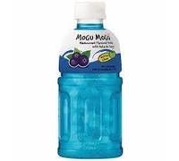 Mogu Mogu Nata De Coco Blackcurrant Drink | 320ml | Mogu Mogu Flavored Drinks | Nata De Coco | Jelly Texture | Refreshing Taste | Pack of 3 | Blackcurrant | Bottled Drink