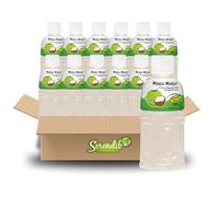 Mogu Mogu Nata De Coco Drink Jelly Texture Fun Refreshment 320ml (Pack of 12, Coconut Flavoured)