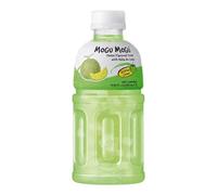 Mogu Mogu Nata De Coco Melon Flavored Drink | 320ml | Mogu Mogu Flavored Drinks | Nata De Coco | Jelly Texture | Refreshing Taste | Pack of 3 | Melon | Bottled Drink