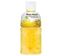 Mogu Mogu Nata De Coco Pineapple Drink | 320ml | Mogu Mogu Flavored Drinks | Nata De Coco | Jelly Texture | Refreshing Taste | Pack of 3 | Pineapple | Bottled Drink