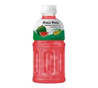 Mogu Mogu Nata De Coco Watermelon Flavored Drink | 320ml | Mogu Mogu Flavored Drinks | Nata De Coco | Jelly Texture | Refreshing Taste | Pack of 3 | Watermelon | Bottled Drink
