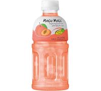 Mogu Mogu Peach Flavoured Drink with NATA De Coco, 320ml