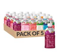 MOGU MOGU Real Fruit Juice with Nata De Coco 320ml | Random Flavours Selected (5 Bottles (Any Random))