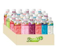 MOGU MOGU Real Fruit Juice with Nata De Coco 320ml | Random Flavours | Variety Pack | Refreshing and Enjoyable Experience (24 Bottles)