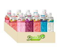 MOGU MOGU Real Fruit Juice with Nata De Coco 320ml | Random Flavours | Variety Pack | Refreshing and Enjoyable Experience (12 Bottles)