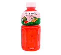 Mogu Mogu Varied Flavored Drinks - Nata De Coco Juice - Jelly Texture - Refreshing Taste - Fun Drinking During Hot Summers Or Take Them on Trip & Picnics (Watermelon 320ML, Pack of 1)