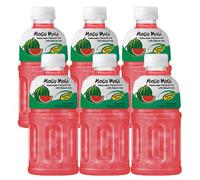 Mogu Mogu Watermelon Flavoured Drink with Coconut Jelly 320ml x 6 pcs